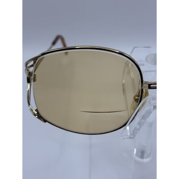 Christian Dior Aviator Sunglasses Gold Frame Brown Lens Austria 2599 - Picture 9 of 12